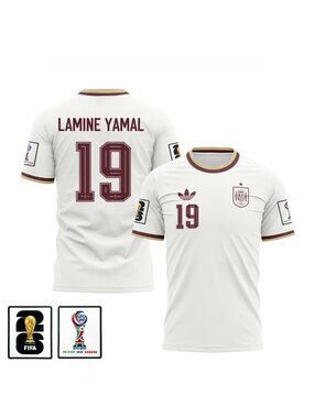 Lamine Yamal 2026 World Cup Soccer Jersey Away